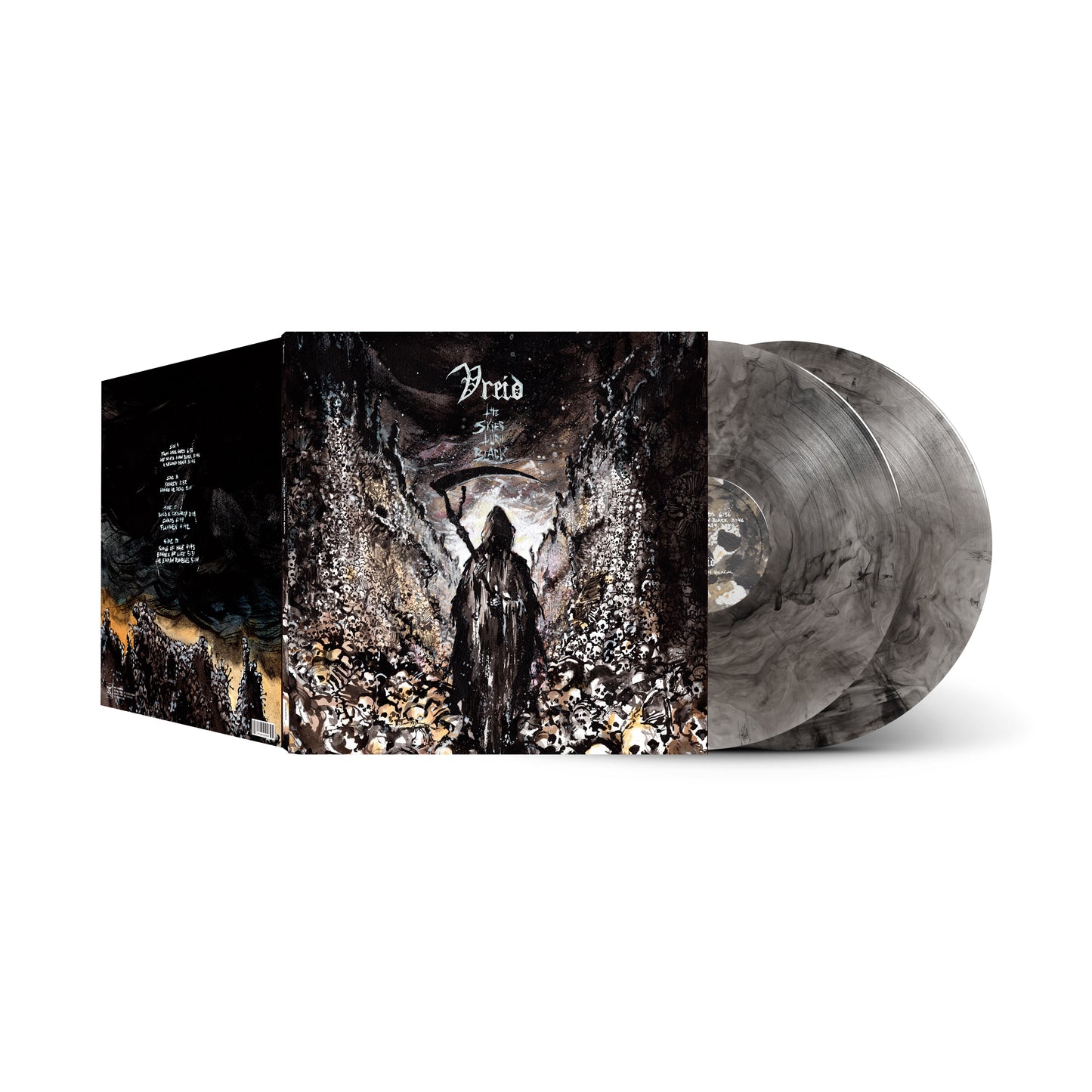 Vreid - The Skies Turn Black - Vinyl 2LP Marbled vinyl with booklet (LTD ED)