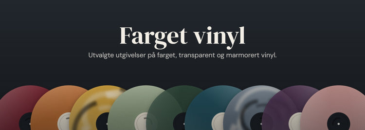 Farget vinyl – utvalgte utgivelser på farget, transparent og marmorert vinyl