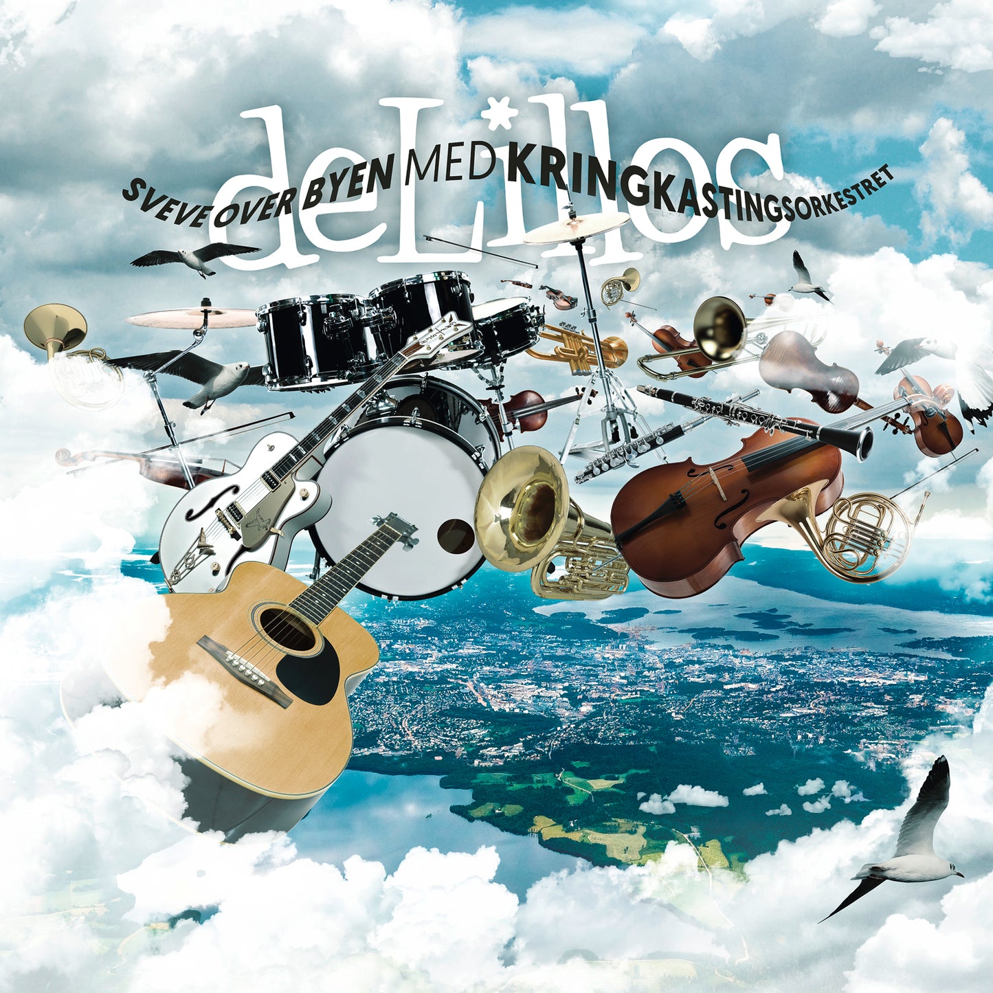 deLillos - Sveve over byen med Kringkastingsorkesteret (2CD)